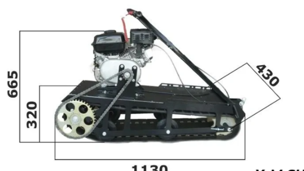 Мотобуксировщик XTREME-MOTORS "Конек-Горбунок" 6.5 л.с. в Уссурийске