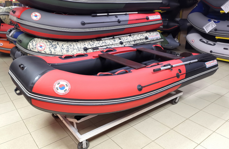 КОМПЛЕКТ Лодка MISHIMO PRO 350 + ЛОДОЧНЫЙ МОТОР MARLIN MP 9.9 (20) AMHS PRO в Уссурийске