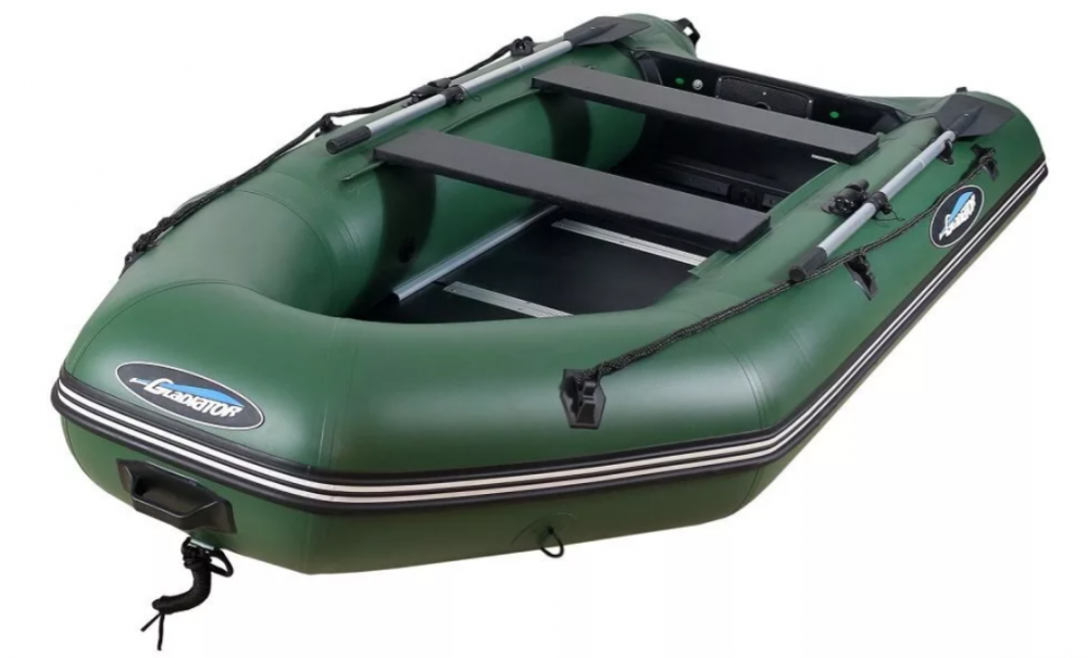 МОТОРНО-ГРЕБНАЯ ЛОДКА ПВХ GLADIATOR А 340 ТК С ФАНЕРНЫМ ПОЛОМ в Уссурийске