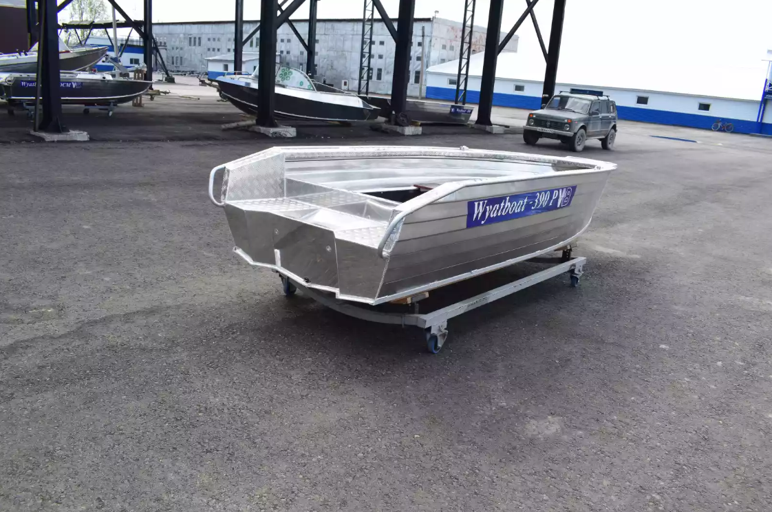 Алюминиевая лодка Wyatboat-390Р Увеличенный борт в Уссурийске