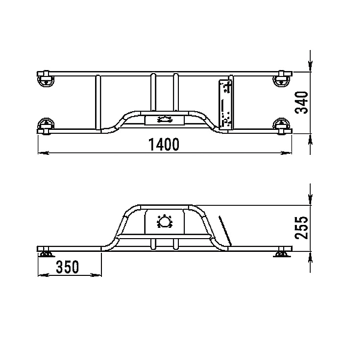 Стойка рулевая с бортовым креплением малая в Уссурийске