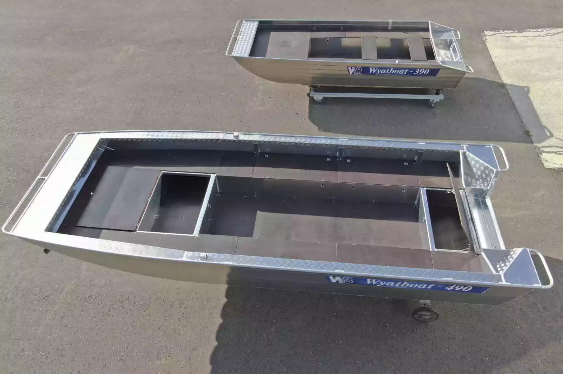 Алюминиевая лодка Wyatboat-490 Jonboat в Уссурийске