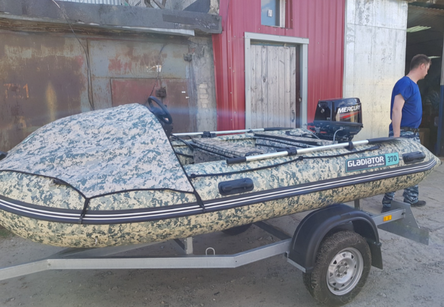 НАДУВНАЯ ЛОДКА GLADIATOR C370AL в Уссурийске