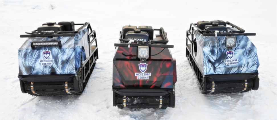 Мотобуксировщик Irondog (Железная собака) M500 20  Камуфляж Охотник в Уссурийске