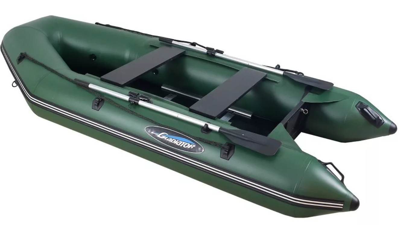 МОТОРНО-ГРЕБНАЯ ЛОДКА ПВХ GLADIATOR A 280 ТК С ФАНЕРНЫМ ДНОМ в Уссурийске