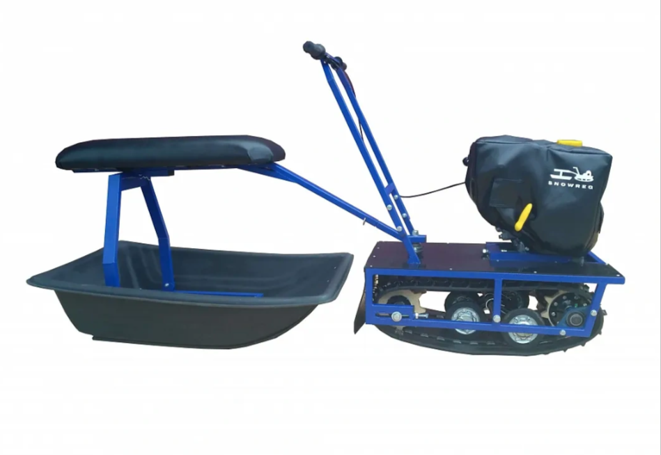 Мини-мотобуксировщик Альбатрос-М с фарой в Уссурийске