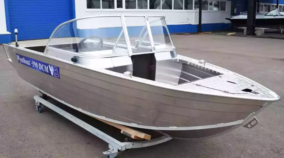 Алюминиевая лодка Wyatboat-390 DCM Увеличенный борт в Уссурийске