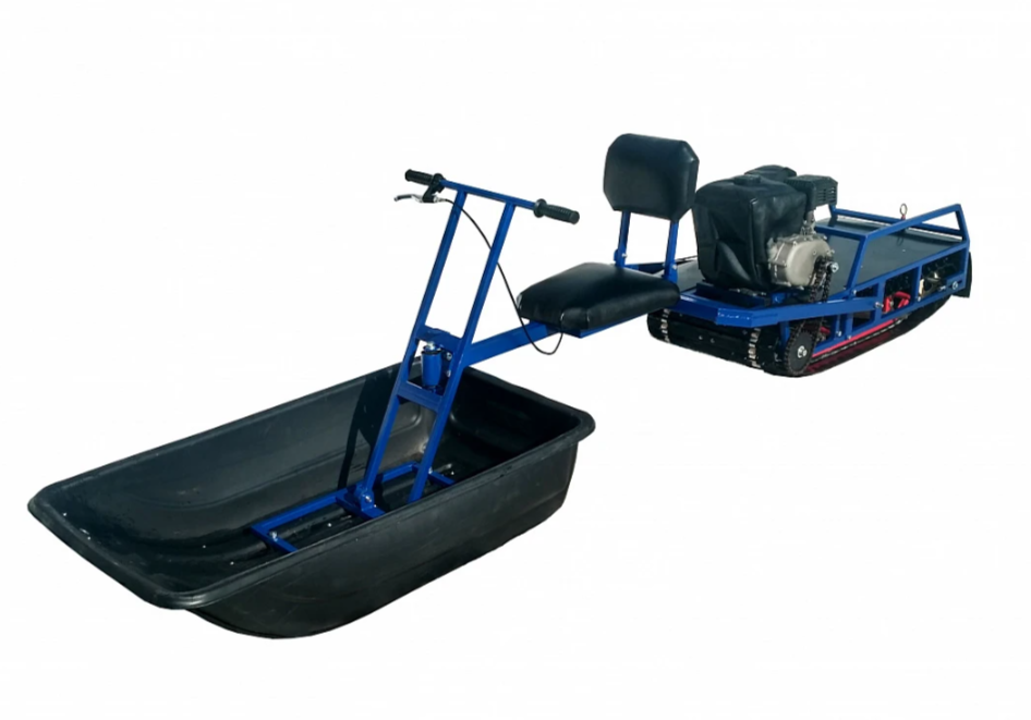 Мотобуксировщик толкач Альбатрос-XL8 с модулем. С фарой, тележки в Уссурийске