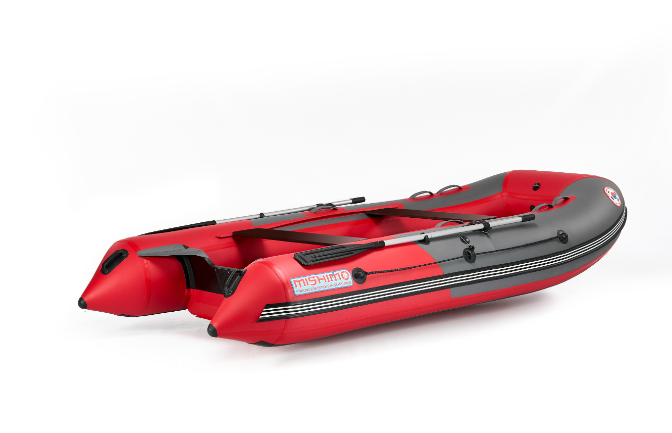КОМПЛЕКТ ЛОДКА MISHIMO PRO 350 + ЛОДОЧНЫЙ МОТОР MARLIN MP 9.9 (15) AMHS PROLINE в Уссурийске