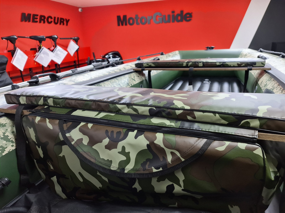 КОМПЛЕКТ МЯГКИХ НАКЛАДОК С СУМКОЙ ДЛЯ ЛОДОК 105Х20 КАМУФЛЯЖ в Уссурийске