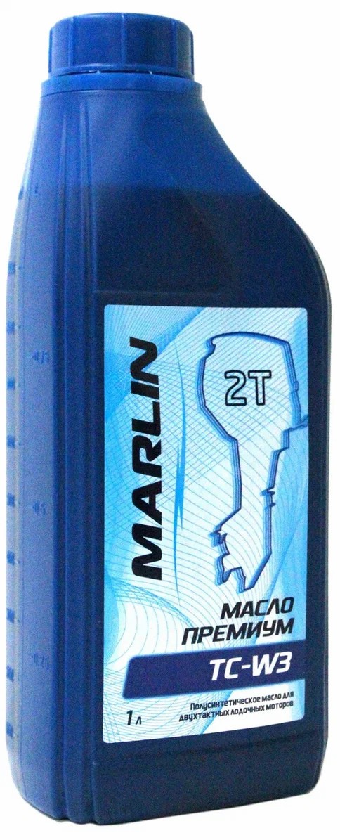 МАСЛО ПОЛУСИНТЕТИЧЕСКОЕ MARLIN ПРЕМИУМ 2Т, TC-W3, 1 ЛИТР в Уссурийске