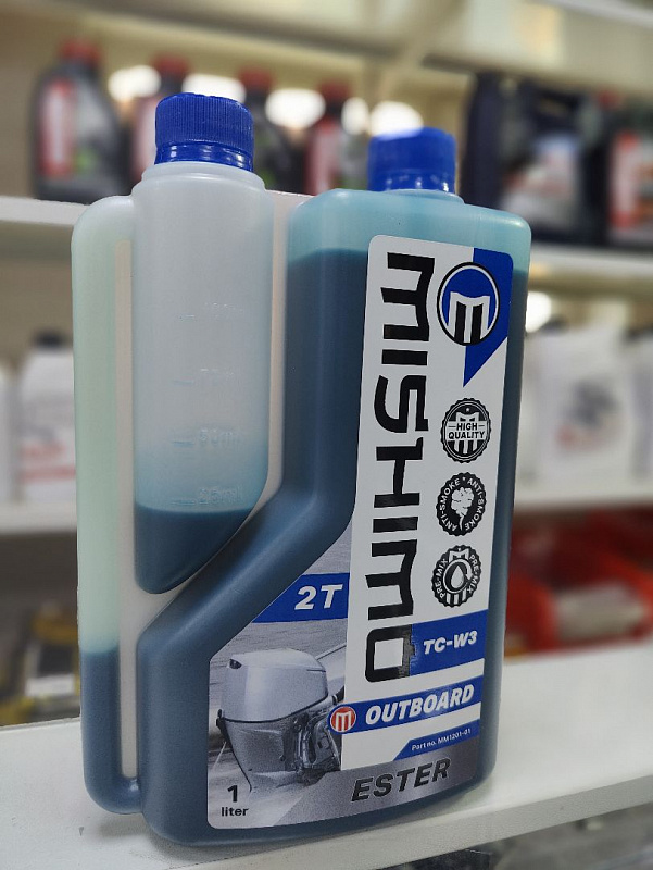 Масло MISHIMO 2T OUTBOARD (ESTER) полусинтетика 1 л в Уссурийске