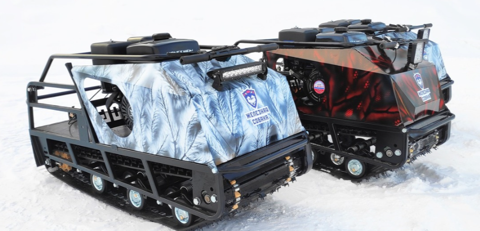 Мотобуксировщик Irondog (Железная собака) M500 20  Камуфляж Охотник в Уссурийске