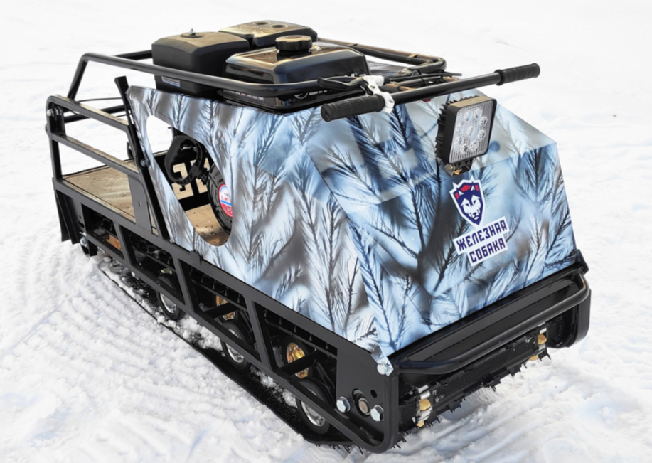 Мотобуксировщик Irondog (Железная собака) M500 20  Камуфляж Охотник в Уссурийске