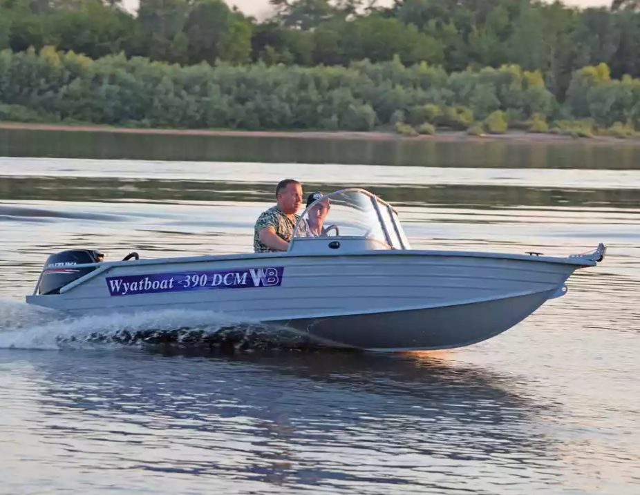Алюминиевая лодка Wyatboat-390 DCM в Уссурийске