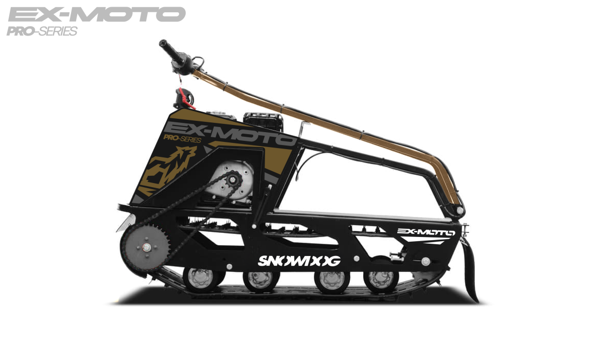 Мотобуксировщик EX-MOTO SNOWDOG S380 8л.с. в Уссурийске