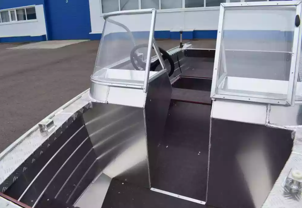 Алюминиевая лодка Wyatboat-390 DCM Увеличенный борт в Уссурийске