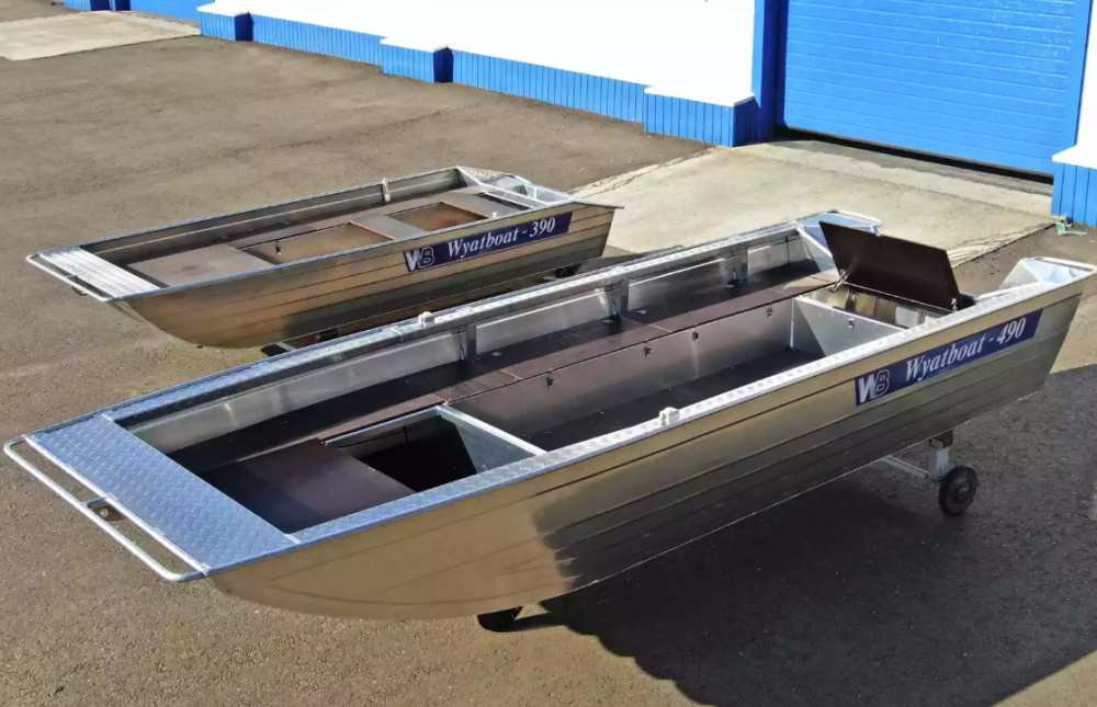 Алюминиевая лодка Wyatboat-490 Jonboat в Уссурийске