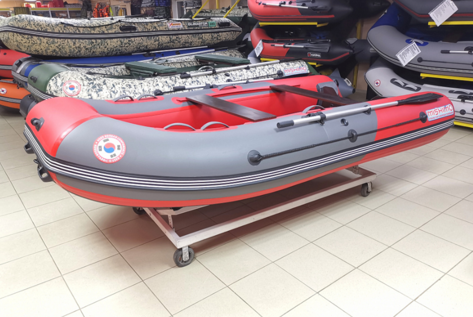 КОМПЛЕКТ Лодка MISHIMO PRO 350 + ЛОДОЧНЫЙ МОТОР MARLIN MP 9.9 (20) AMHS PRO в Уссурийске