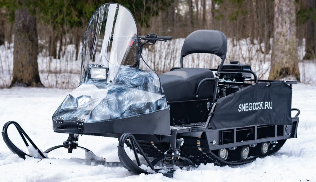 Миниснегоход Бурлак Егерь Экспедитор 15 л.с. , реверс, тормоз, капот белый в Уссурийске