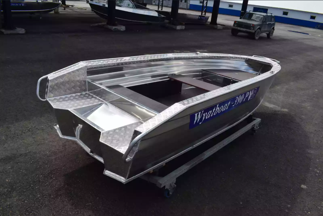 Алюминиевая лодка Wyatboat-390Р Увеличенный борт в Уссурийске
