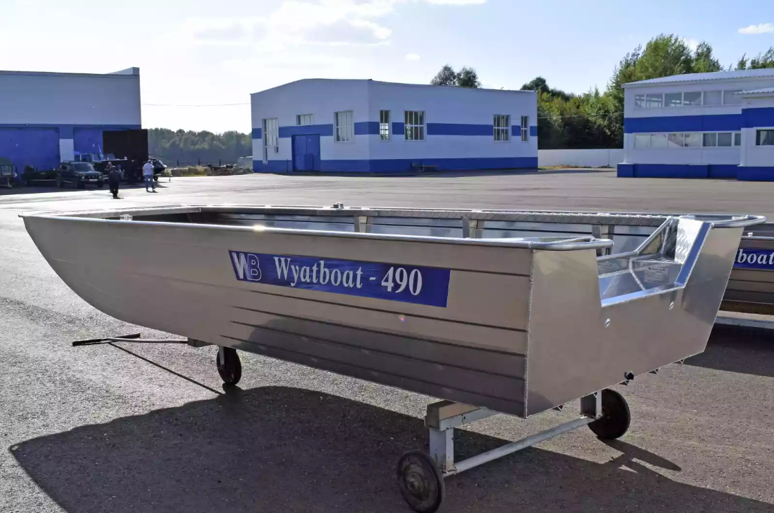 Алюминиевая лодка Wyatboat-490 Jonboat в Уссурийске