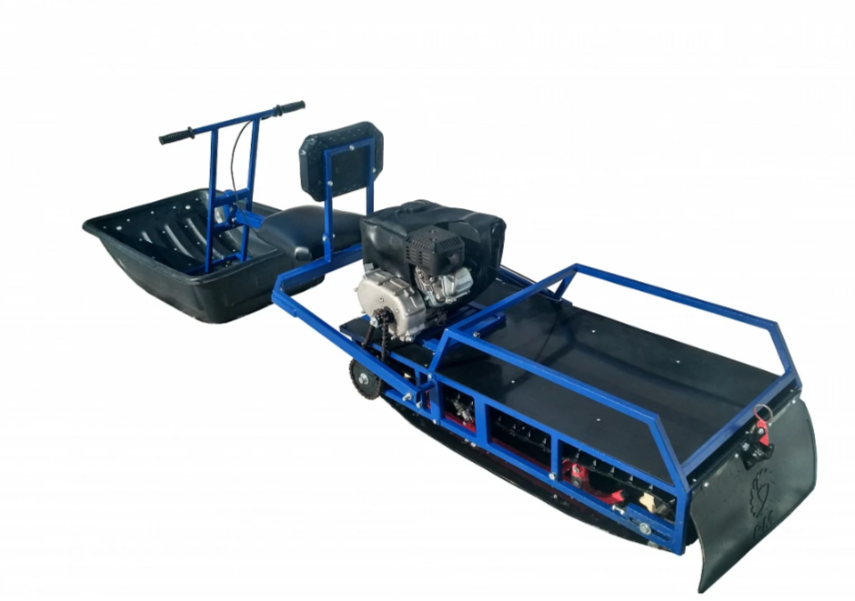 Мотобуксировщик толкач Альбатрос-XL8 с модулем. С фарой, тележки в Уссурийске