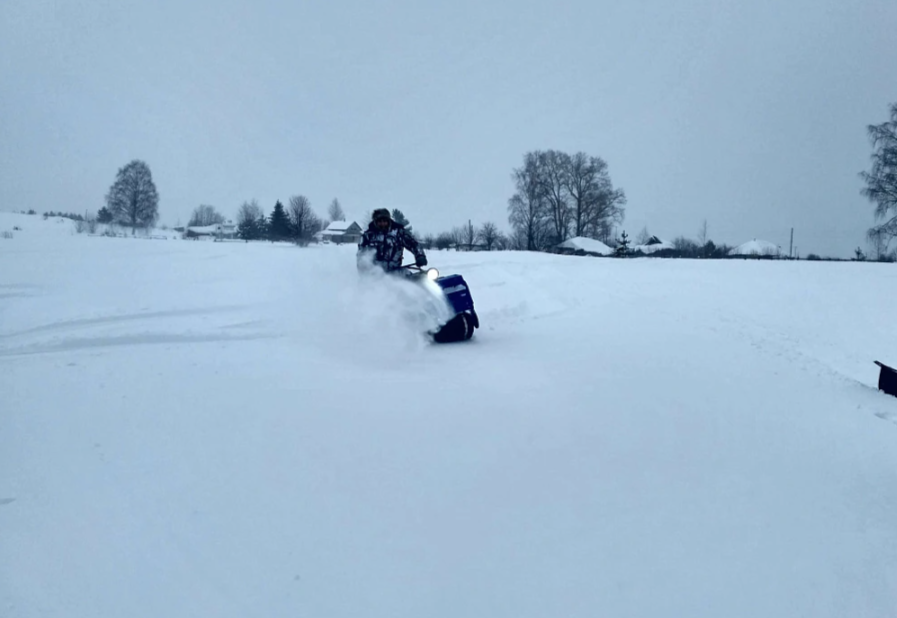 Мотобуксировщик Альбатрос-XLV 9 мини, тележки, 1250 мм в Уссурийске