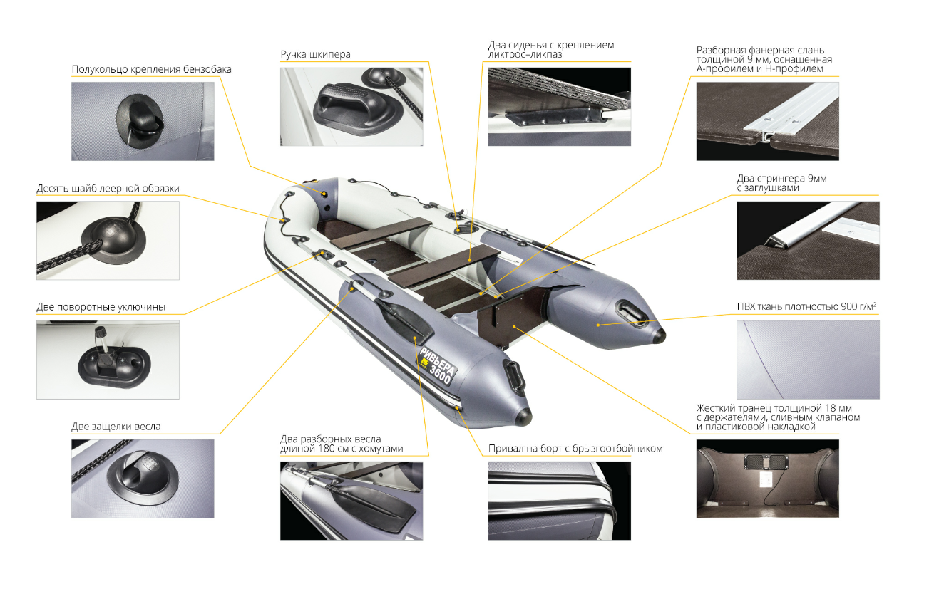 Лодка Ривьера Компакт 3600 СК в Уссурийске