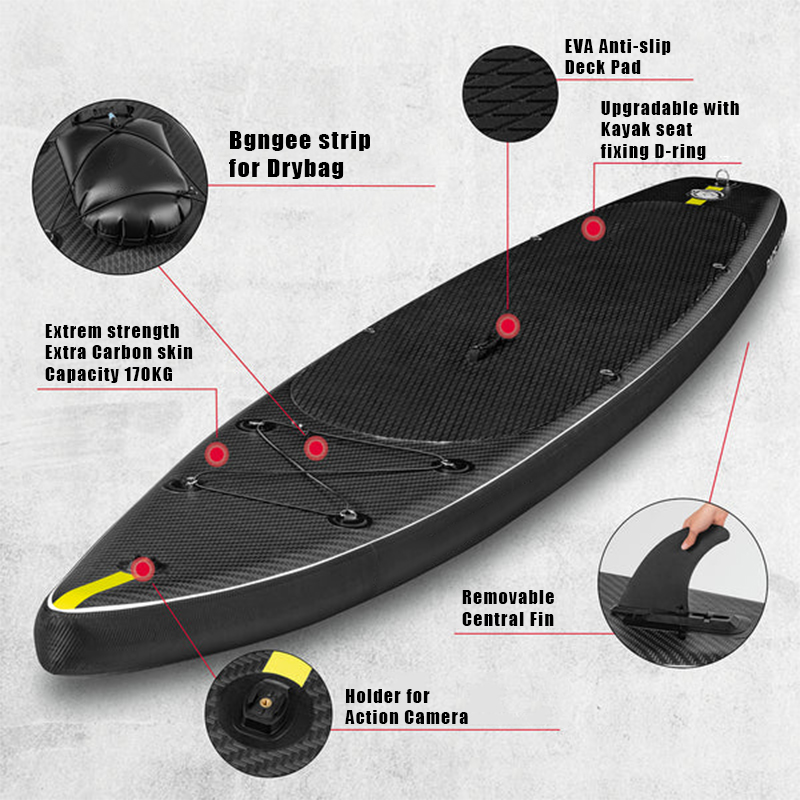 SUP (САП) ДОСКА MISHIMO CARBON DARKSIDE 10.6’ (325СМ) в Уссурийске