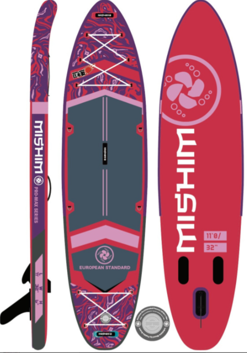 SUP (САП) Доска MISHIMO PRO-MAX Viva Magenta 10.6’ (320см) в Уссурийске