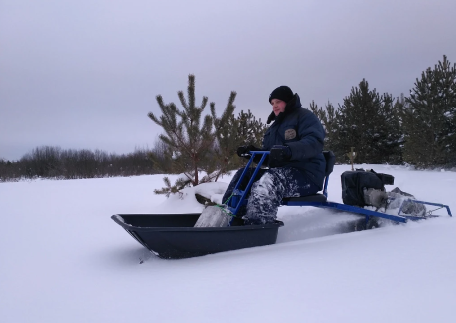 Мотобуксировщик толкач Альбатрос-XL8 с модулем. С фарой, тележки в Уссурийске