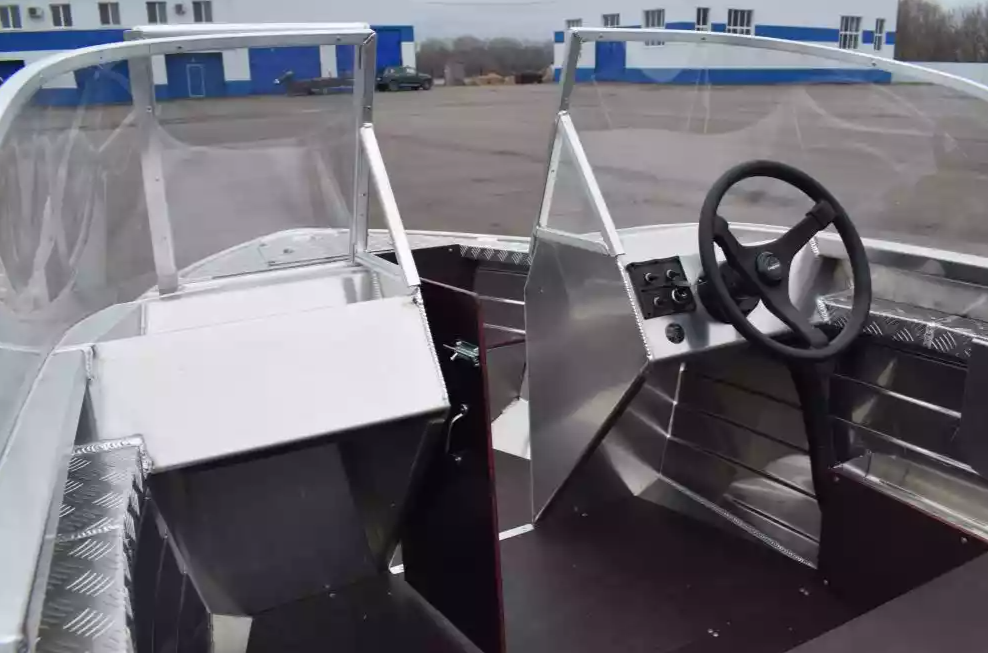 Алюминиевая лодка Wyatboat-390 DCM Увеличенный борт в Уссурийске