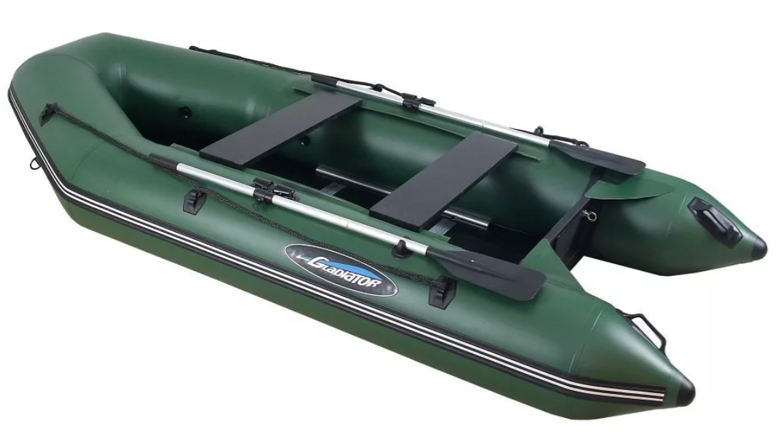 МОТОРНО-ГРЕБНАЯ ЛОДКА ПВХ GLADIATOR А 340 ТК С ФАНЕРНЫМ ПОЛОМ в Уссурийске