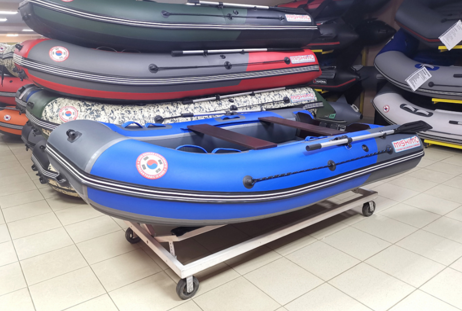 КОМПЛЕКТ Лодка MISHIMO PRO 350 + ЛОДОЧНЫЙ МОТОР MARLIN MP 9.9 (20) AMHS PRO в Уссурийске