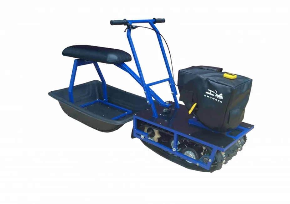 Мини-мотобуксировщик Альбатрос-М с фарой в Уссурийске