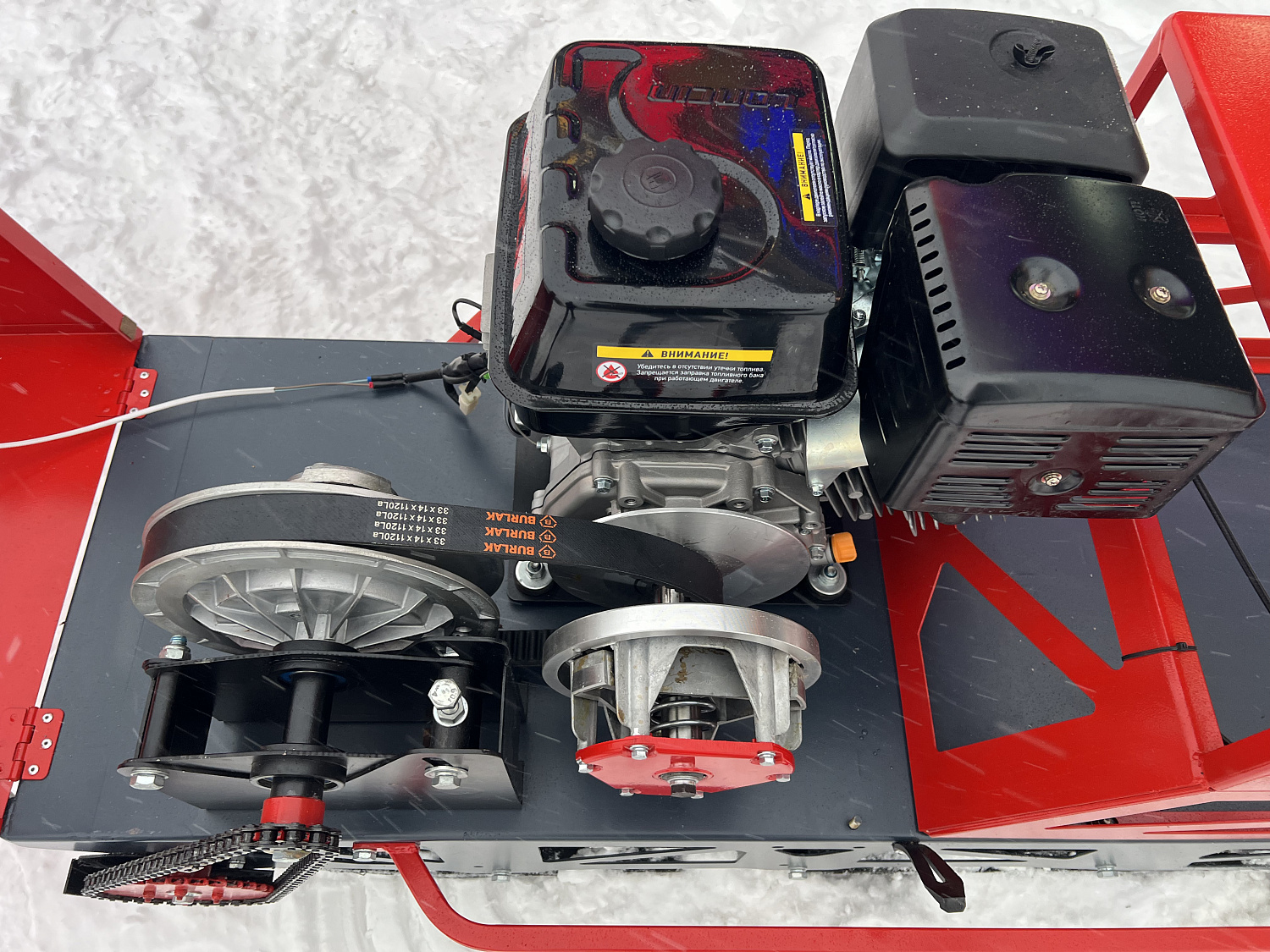 Мотобуксировщик EX-MOTO SNOWDOG S500 15л.с в Уссурийске