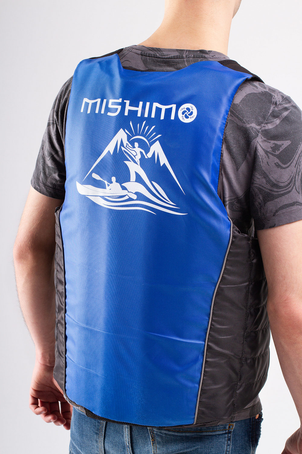 Жилет спасательный MISHIMO PRO Премиум качества Черно-синий в Уссурийске